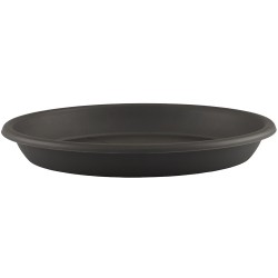 Soucoupe ronde PVC 35 anthracite