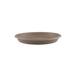 Soucoupe ronde PVC 15 taupe
