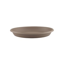Soucoupe ronde PVC 18 taupe