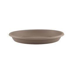 Soucoupe ronde PVC 22 taupe