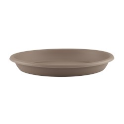 Soucoupe ronde PVC 26 taupe