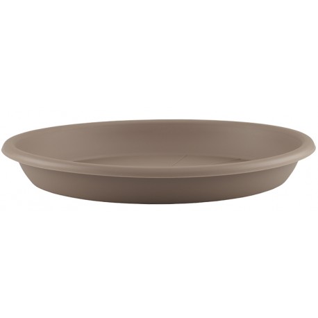 Soucoupe ronde PVC 35 taupe