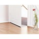 Bas de porte TESA Standard PVC blanc