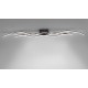 WAVE Plafonnier 3 barres LED noir 137cm