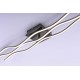 WAVE Plafonnier 3 barres LED noir 137cm