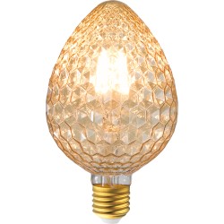 Ampoule LED E27 oeuf verre déco