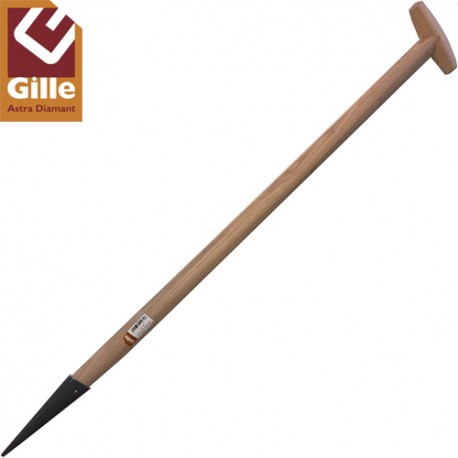 Plantoir manche T en bois