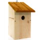 Nichoir en bois toit incliné