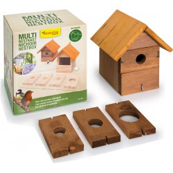 Nichoir en bois multi-espèces