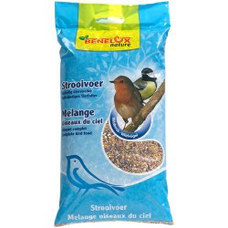 Mangeoire panier multi nourritures pour oiseaux : graisses, graines