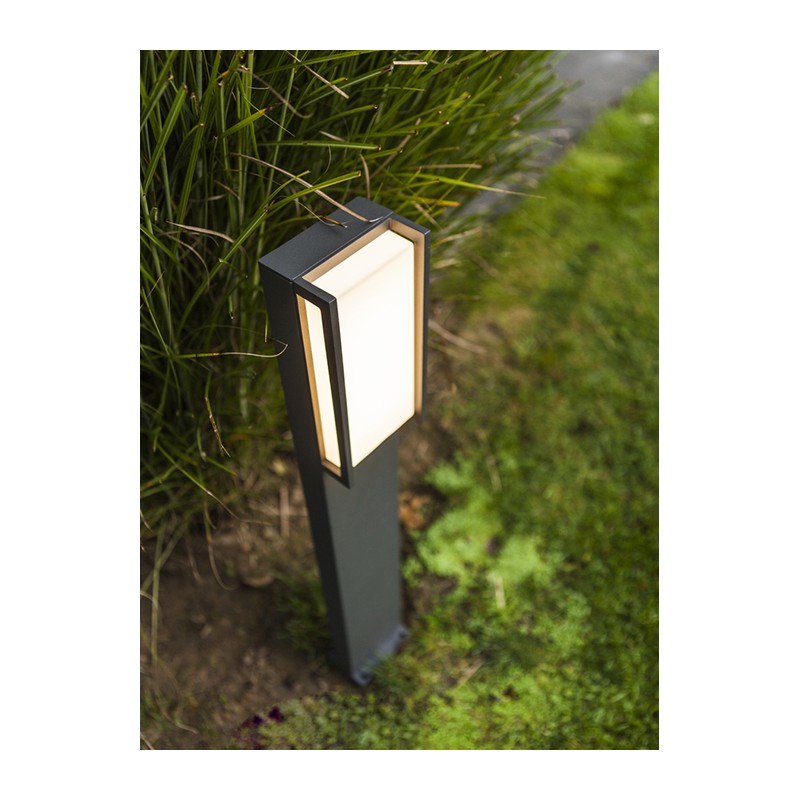 FACADO Lampe LED E27 poteau aluminium éclairage extérieur jardin