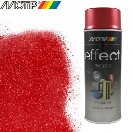MOTIP DECO EFFECT spray rouge metallique 400 ml