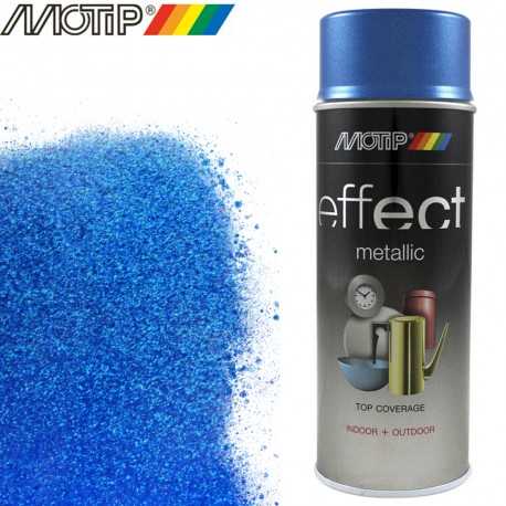 MOTIP DECO EFFECT spray bleu metallique 400 ml