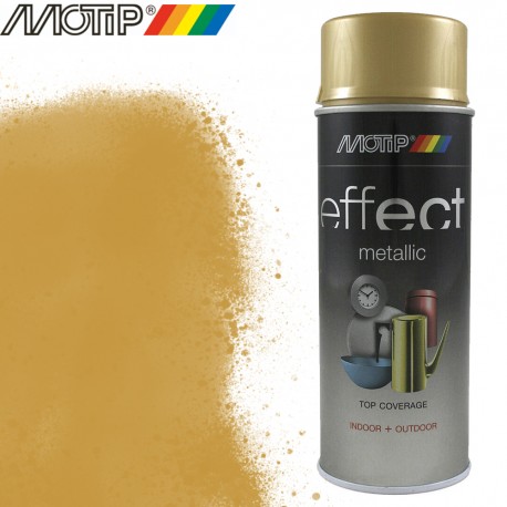 MOTIP DECO EFFECT spray or pur metallique 400 ml