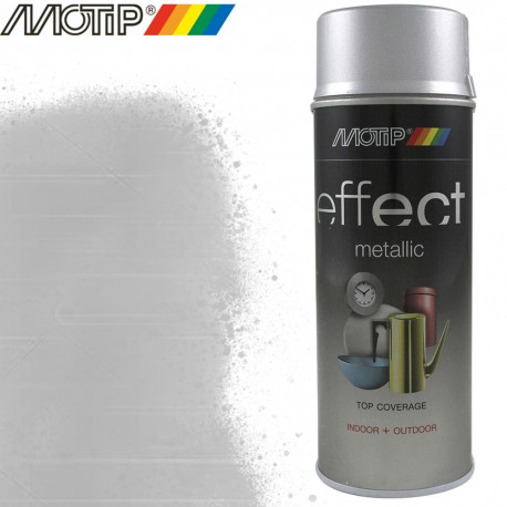 MOTIP DECO EFFECT spray argent alu metallique 400 ml
