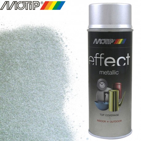 MOTIP DECO EFFECT spray effet argent paillete 400 ml