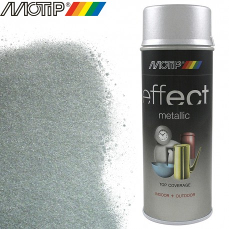 MOTIP DECO EFFECT spray argent metallique 400 ml