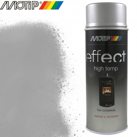 MOTIP DECO EFFECT spray argent haute temperatur 400 ml