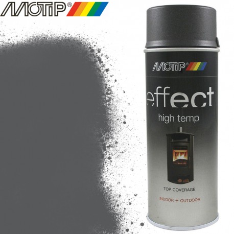 MOTIP DECO EFFECT spray anthracite haute temp. 400 ml