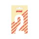 Chiffre "2" autocollant 90mm blanc