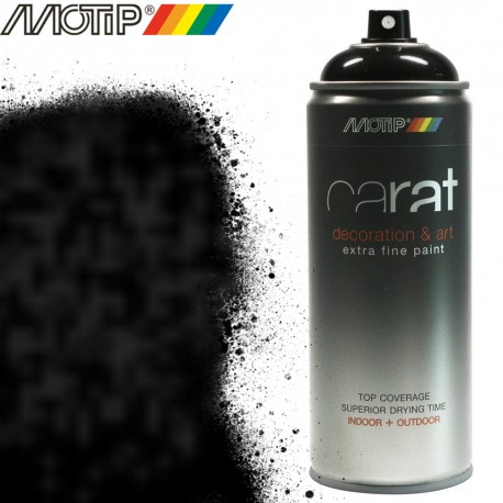 MOTIP CARAT spray noir fonce 400 ml