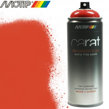 MOTIP CARAT spray rouge feu 400 ml