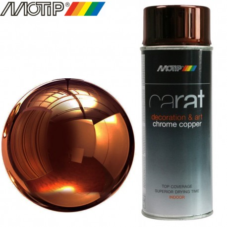 MOTIP CARAT spray effet chrome cuivre 400 ml
