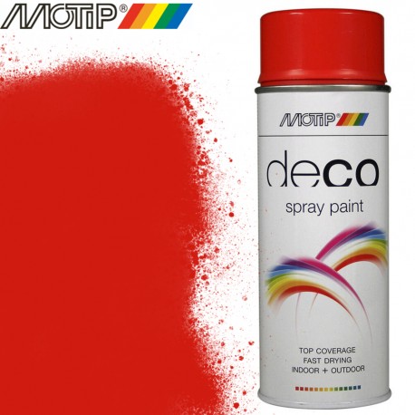 MOTIP DECO rouge orange 400 ml