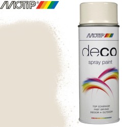 MOTIP DECO spray gris blanc 400 ml