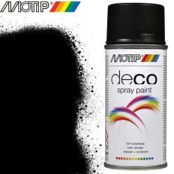 MOTIP DECO spray noir satin 150 ml