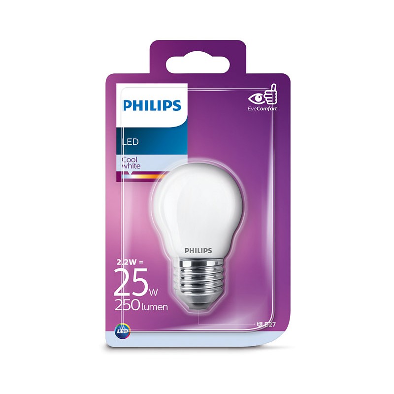 Ampoule Boule LED PHILIPS Mate E27 25W CW