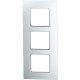 Plaque triple verticale NIKO Intense sterling