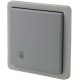 Bouton poussoir à témoin NIKO Hydro gris