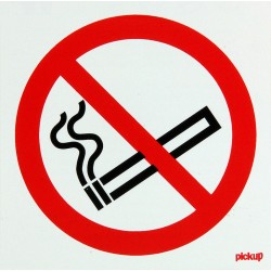 Pictogramme "Défense de fumer" 10x10cm