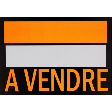 Affiche plastif. "A vendre" 23x33cm