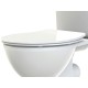 Siège WC ALLIBERT extraplat Sliméo blanc