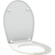 Siège WC ALLIBERT extraplat Sliméo blanc