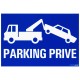 Pictogramme PVC "Parking privé" 23x33cm