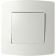 Interrupteur unipolaire encastré PROFILE blanc