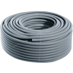 Gaine annelée avec tire-fil Ø16mm - 12,5m