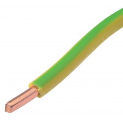 Câble VOB 6mm² jaune/vert - 10m