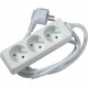 Bloc multiprise 3P 1,5m blanc