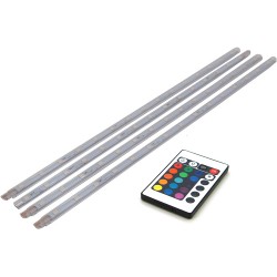 Baguettes LED RGB 4x40cm