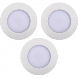 LEONIS 3 spots encastrés IP65 2700K blanc