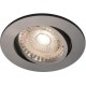 OCTANS 3 spots encastrés GU10 2700K acier brossé