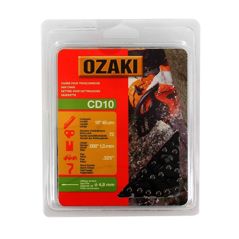 Kit complet d'affûtage de chaîne tronçonneuse OZAKI 31,20 €