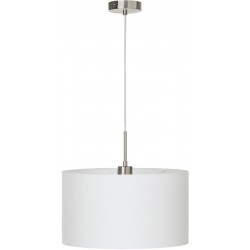 PASTERI Suspension ronde 38cm tissus blanc