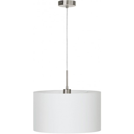 PASTERI Suspension ronde 38cm tissus blanc