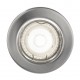CANIS Spot encastré GU10 4000K acier brossé