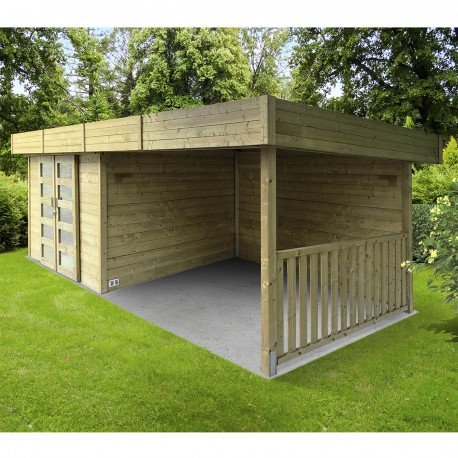 Abri de jardin ARHUS imprégné